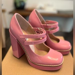 Steve Madden Twice Pink Patent heels - NIB